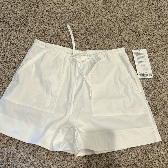 lululemon athletica Pants - Lululemon white shorts